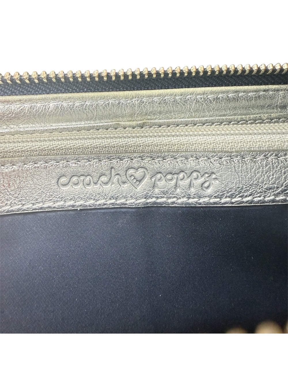 Coach Poppy Denim Patchwork Signature C - Picture 4 of 5